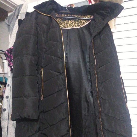 Jessica Simpson women's maxi puffer - Picture 1 of 3
